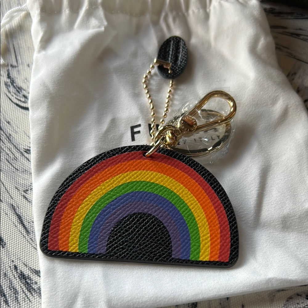 Furla Classic Key ring/Bag Charm Rainbow-Vitello Andromeda